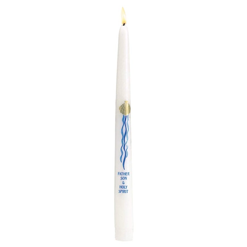 Will & Baumer 1 X Candle - Baptismal - Three In One - 7/8 X 10 - Image 1